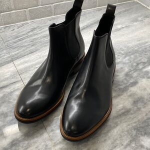 Gordon Rush Black Leather Chelsea Boots